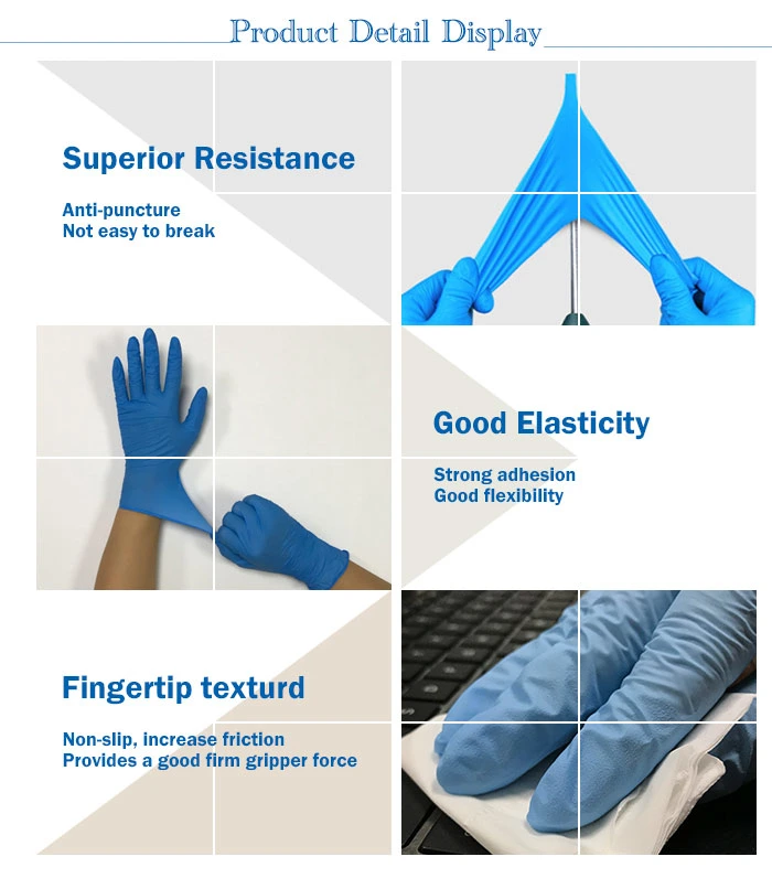 Latex Allergy Free Safety Nitrile Gloves M3.5g Series