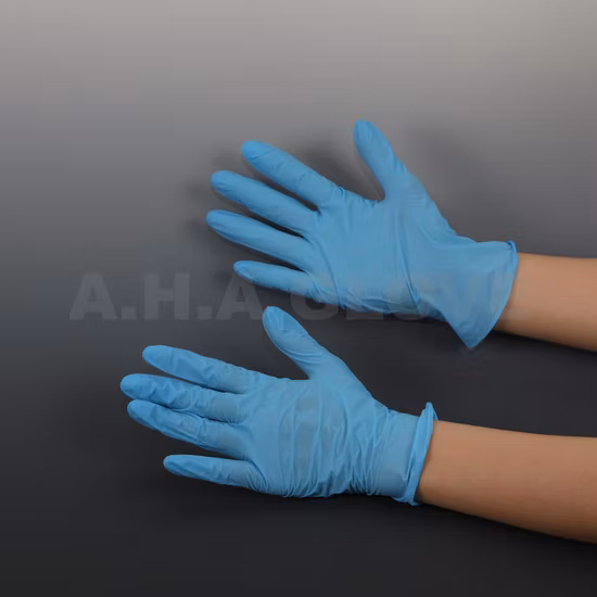 良質のGuantesntブルーニトリル使い捨て医療用手袋